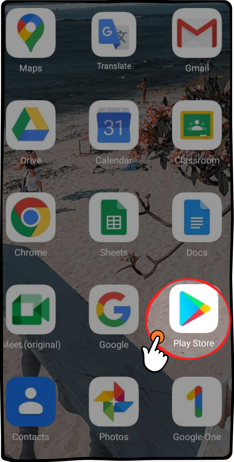 Open the Google Play