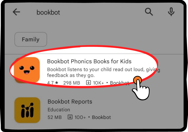 Choose Bookbot Phonics Books for Kids