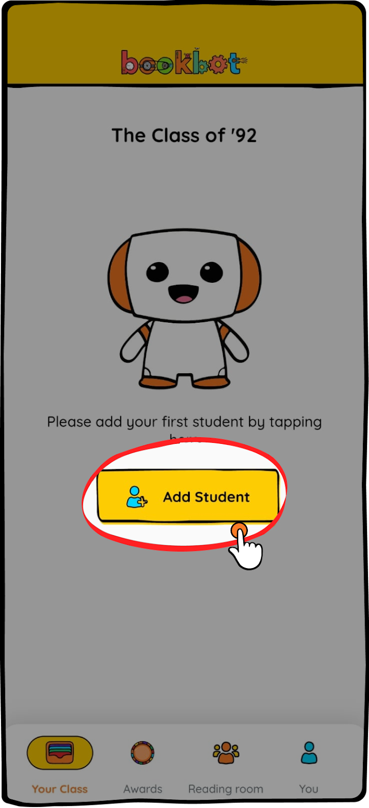 Select "Add Students."