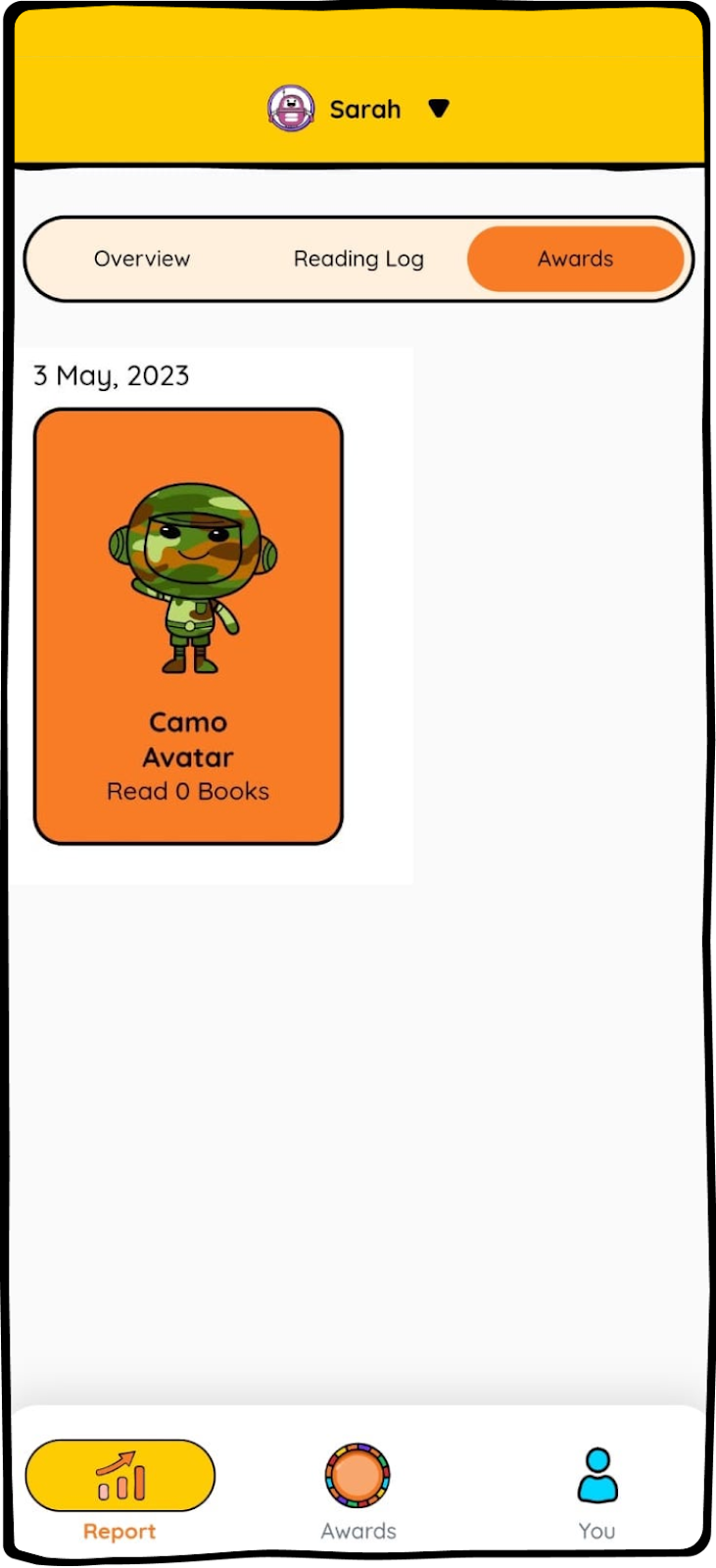 Display information about the avatars and awards